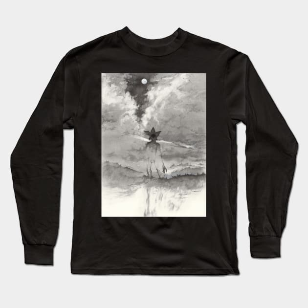 'It Looked Something Like a Man' Long Sleeve T-Shirt by charamath